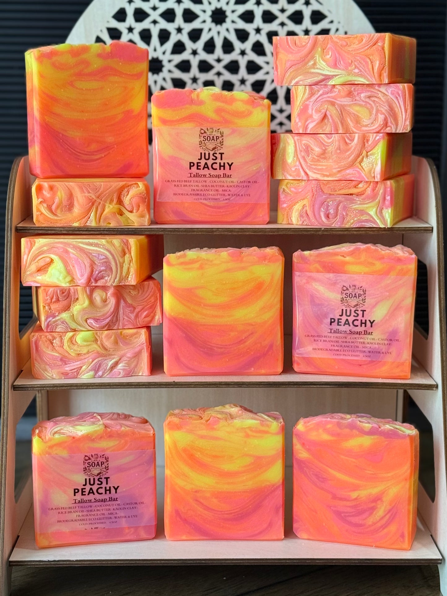 Just Peachy Tallow Soap 4.5oz