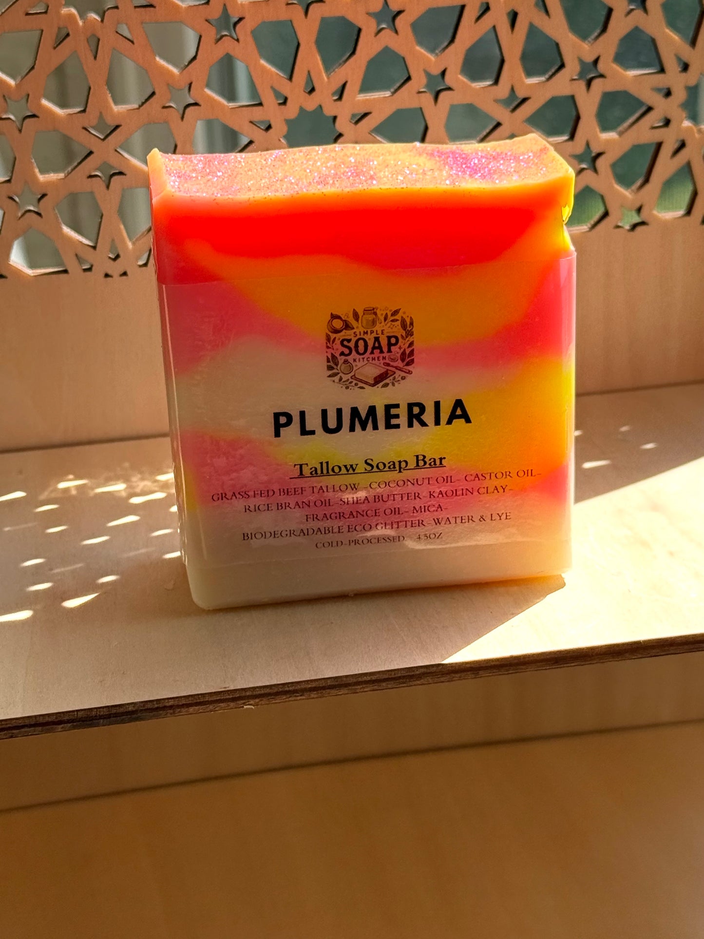 Plumeria Soap Bar 🌸