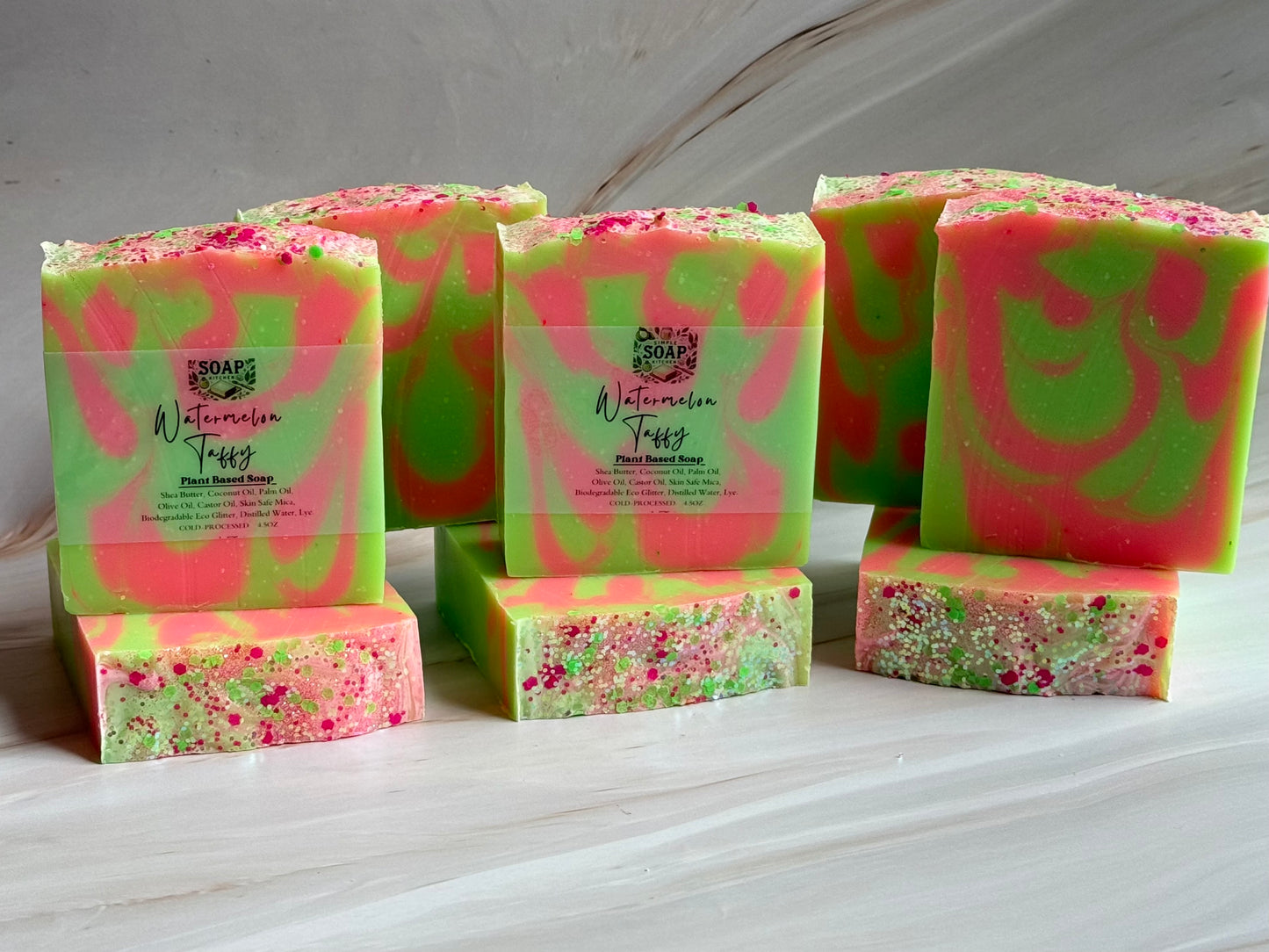 Watermelon Taffy “Plant Based” Soap
