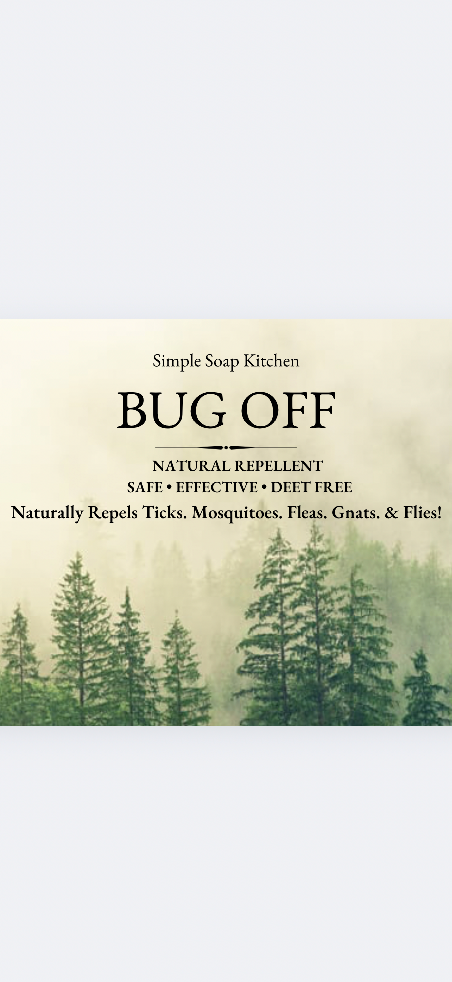Bug Off All Natural Bug Off Repellent Spray.